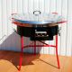 Kit à paella -bbq70 pour 85 personnes - Plat acier