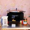 Kit à paella -bbq40 pour 10 personnes - Plat emaillé - Couvercle - Thermocouple