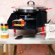 Kit à paella -bbq40 pour 14 personnes - Plat Acier - Couvercle