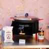 Kit à paella -bbq40 pour 16 personnes - Plat antiadhérent - Couvercle - Thermocouple