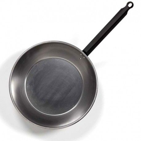Poêle professionnelle induction en acier poli 36cm - Pata Negra