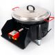 Kit à paella - BBQ40 pour 10 personnes - Plat émaillé - Couvercle inox