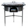 Kit à paella - 50 personnes - Pare-flamme inox - Plat émaillée - veilleuse - thermocouple - couvercle