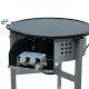 Kit plancha fonte émaillée 52cm - bbq45 inox - Thermocouple 