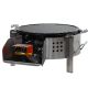 Kit plancha fonte émaillée 65cm - bbq45 inox - Thermocouple 