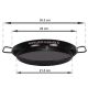 Plat à Paella émaillé 26cm avec couvercle Inox - Garcima
