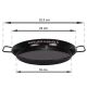 Plat à Paella émaillé 22cm avec couvercle Inox - Garcima