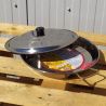 Plat à Paella 26cm inox avec couvercle Inox - Garcima