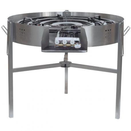  Pare flamme 100 cm inox pour réchauds diamètre 800mm et 900mm