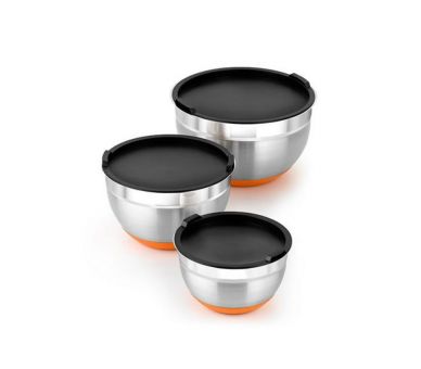 Bol en inox avec couvercle 3.2litres