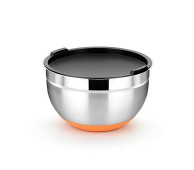 Bol en inox avec couvercle 5.4litres