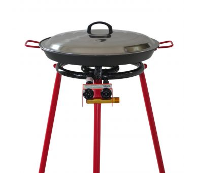 Kit à paella pour 10 personnes - Poêle anti adhésive et couvercle inox