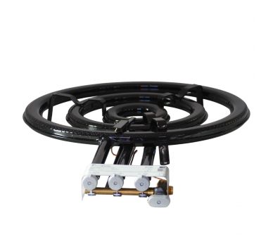TT600 - Brûleur thermocouple gaz de ville surpuissant 60cm haut de gamme + veilleuse + trépied - 26kW