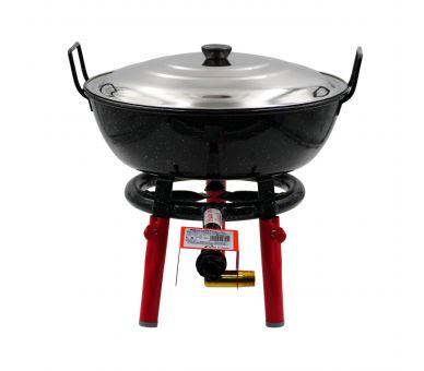 kit poele creuse 40cm - 16 personnes