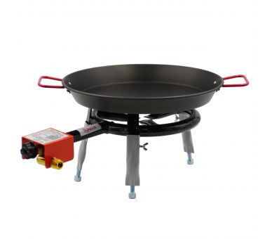 Kit à paella pour 10 personnes - Poêle anti adhésive et couvercle inox