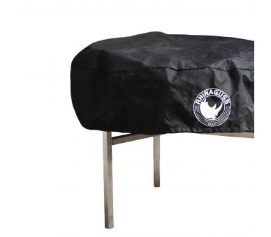 Kit à paella Surpuissant - Pare-flammes 60cm inox - 40 personnes - Plat acier 80cm Pata Negra avec couvercle inox
